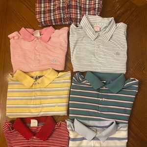Lot of seven polos from Brooks Brothers.